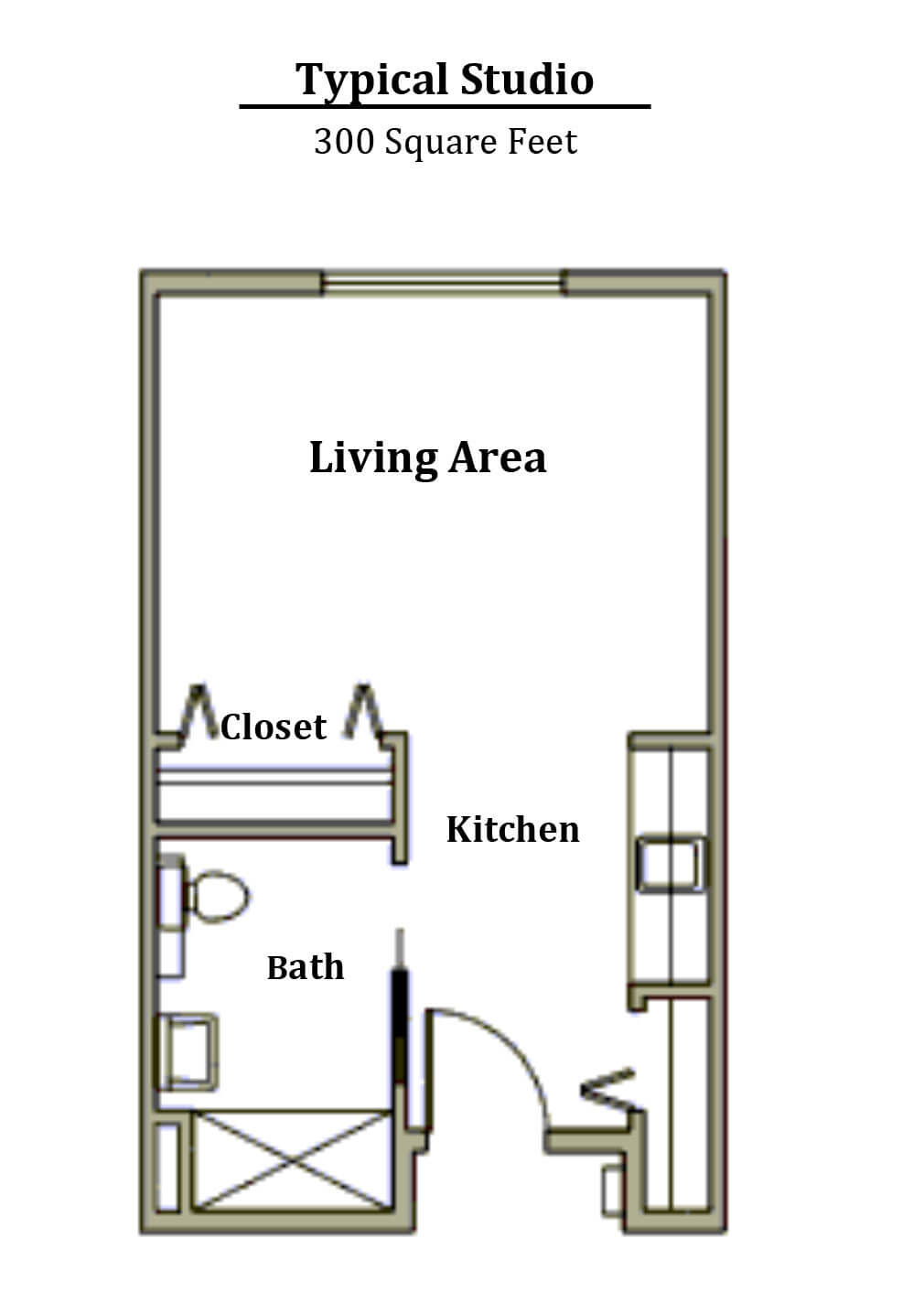 Studio Floor Plans 300 Sq Ft Interior Design Ideas